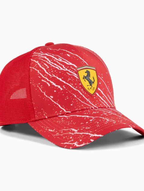 FERRARI RACE COLOR S TRUCKER CAP -A70