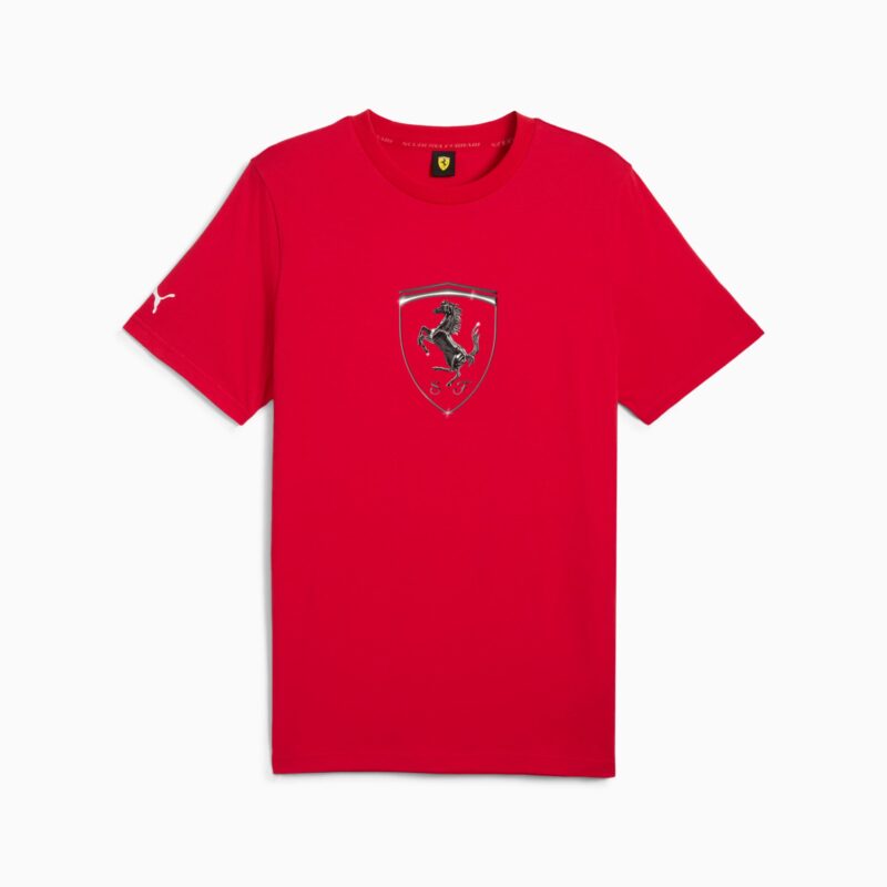 FERRARI RACE TONAL BIG SHIELD TEE