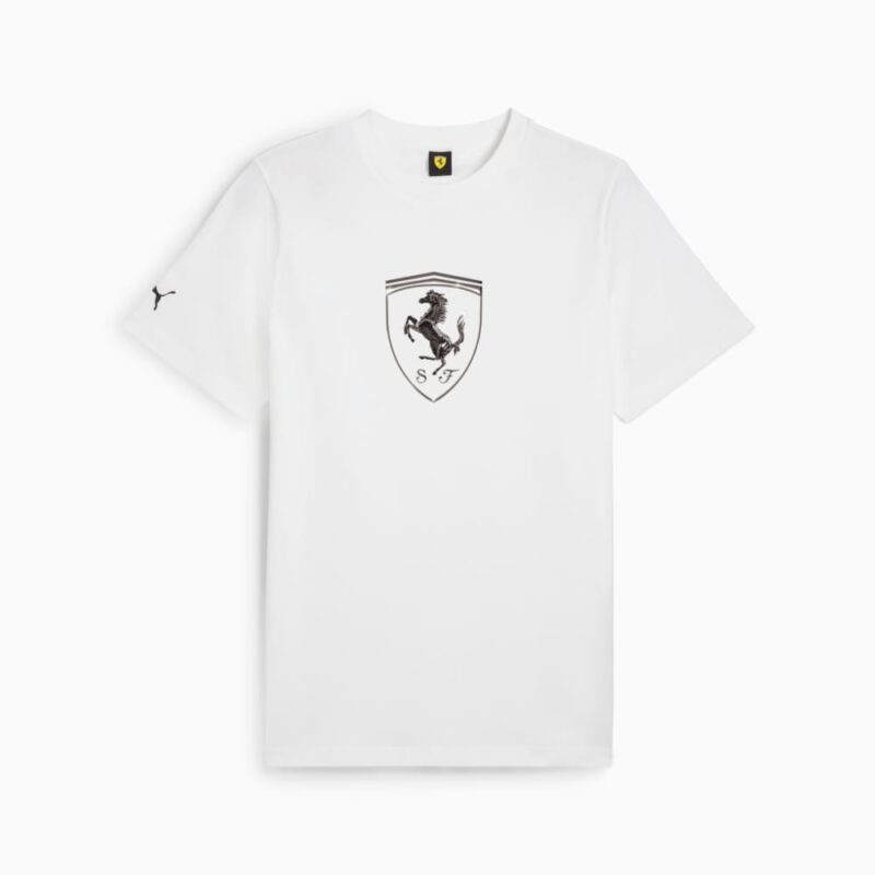 FERRARI RACE TONAL BIG SHIELD TEE -A72