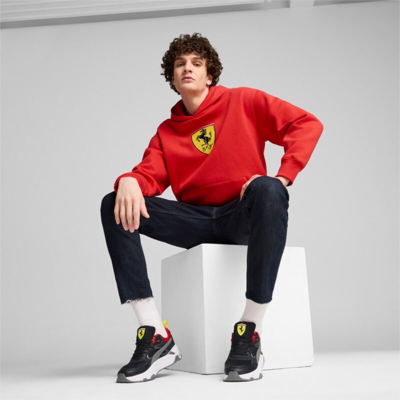 FERRARI RACE BIG SHIELD HOODIE - Image 2