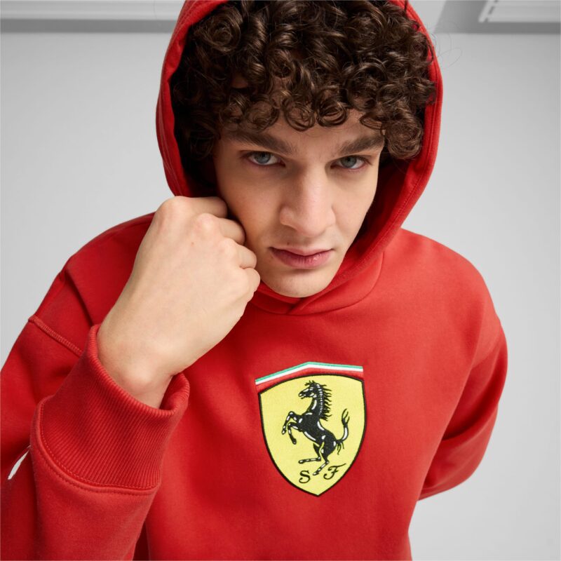 FERRARI RACE BIG SHIELD HOODIE - Image 5