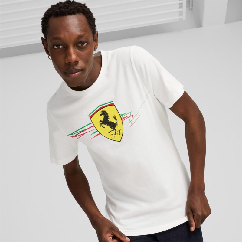 FERRARI RACE BIG SHIELD TEE - Image 4
