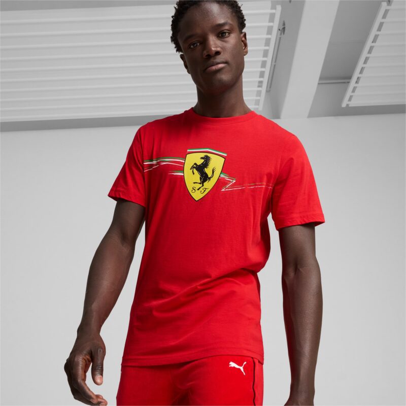 FERRARI RACE BIG SHIELD TEE - Image 4