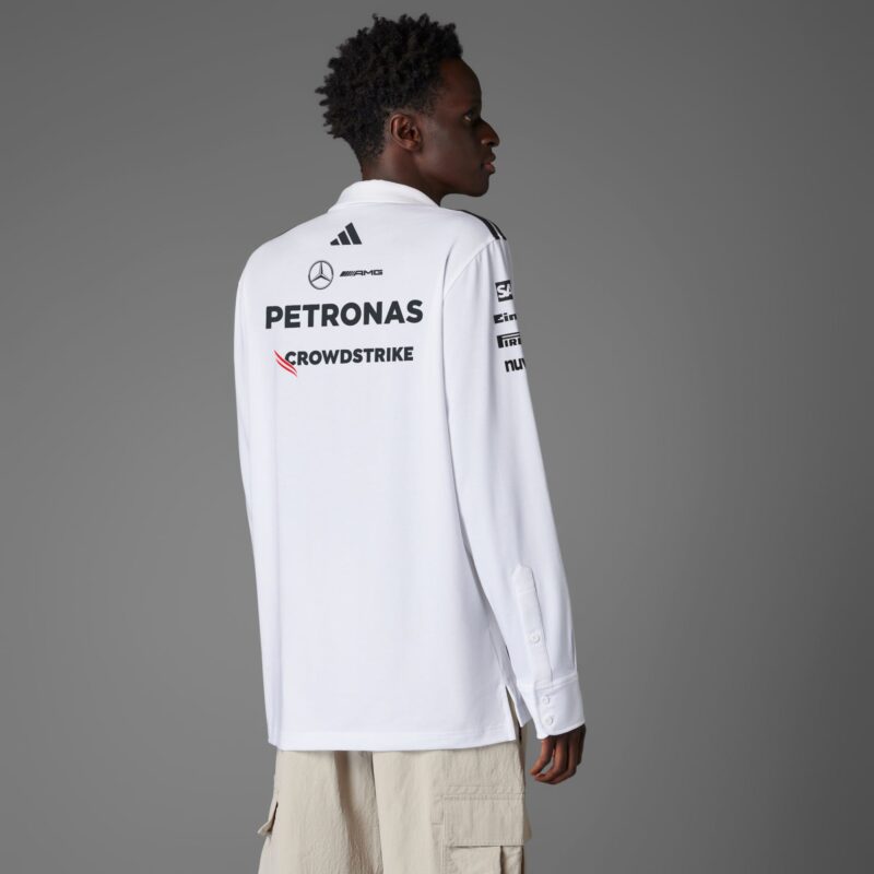 MERCEDES - AMG PETRONAS FORMULA ONE TEAM POLO LONG SLEEVE 2025 - Image 2