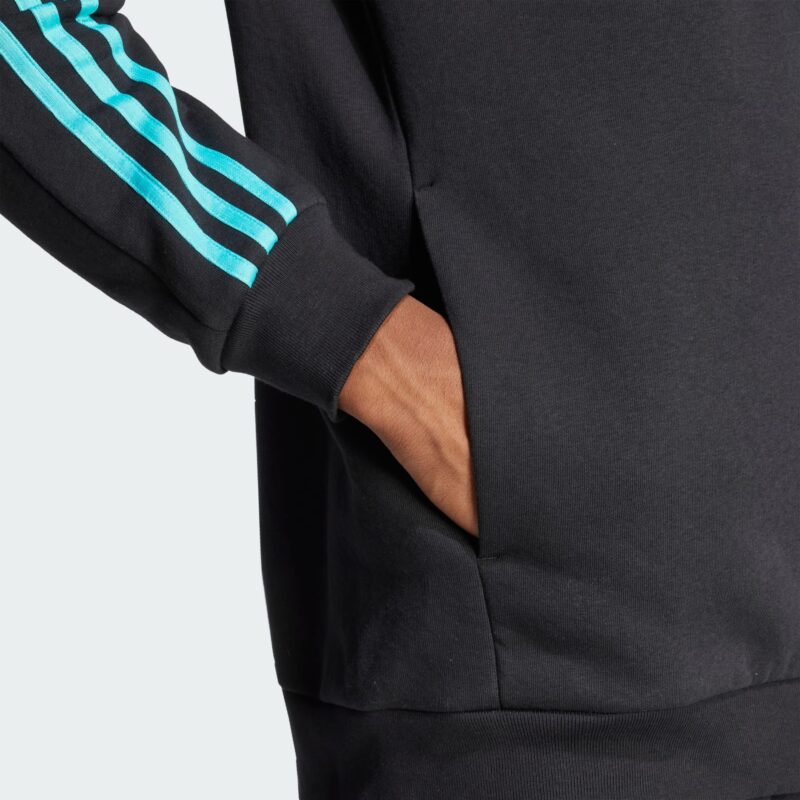 MERCEDES - AMG PETRONAS FORMULA ONE TEAM DNA SWEATSHIRT WITH CAP FRONT CLOSURE 2025 - Image 2