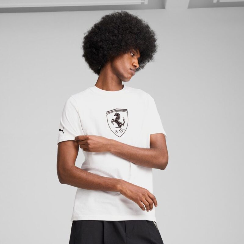 FERRARI RACE TONAL BIG SHIELD TEE -A72 - Image 2