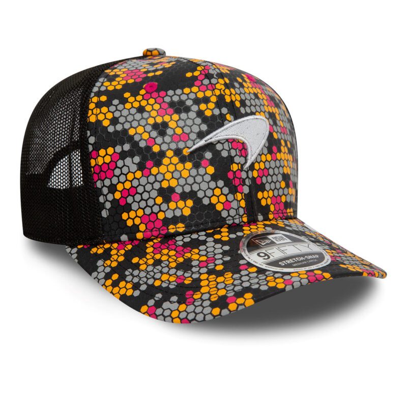 McLaren Racing F1 2024 Special Edition Singapore GP Adjustable Trucker Hat - Image 4