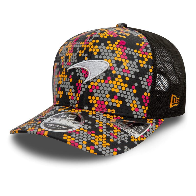 McLaren Racing F1 2024 Special Edition Singapore GP Adjustable Trucker Hat - Image 5