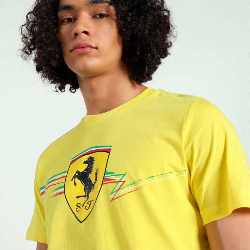 FERRARI RACE BIG SHIELD TEE - Image 3