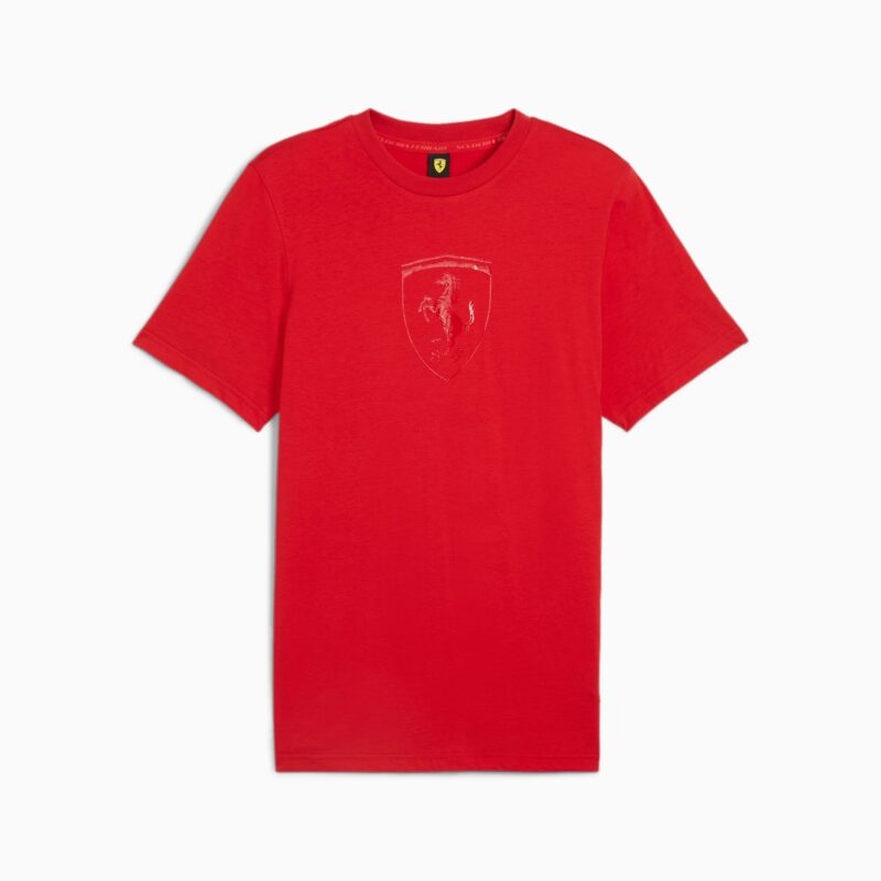 FERRARI RACE TONAL BIG SHIELD TEE