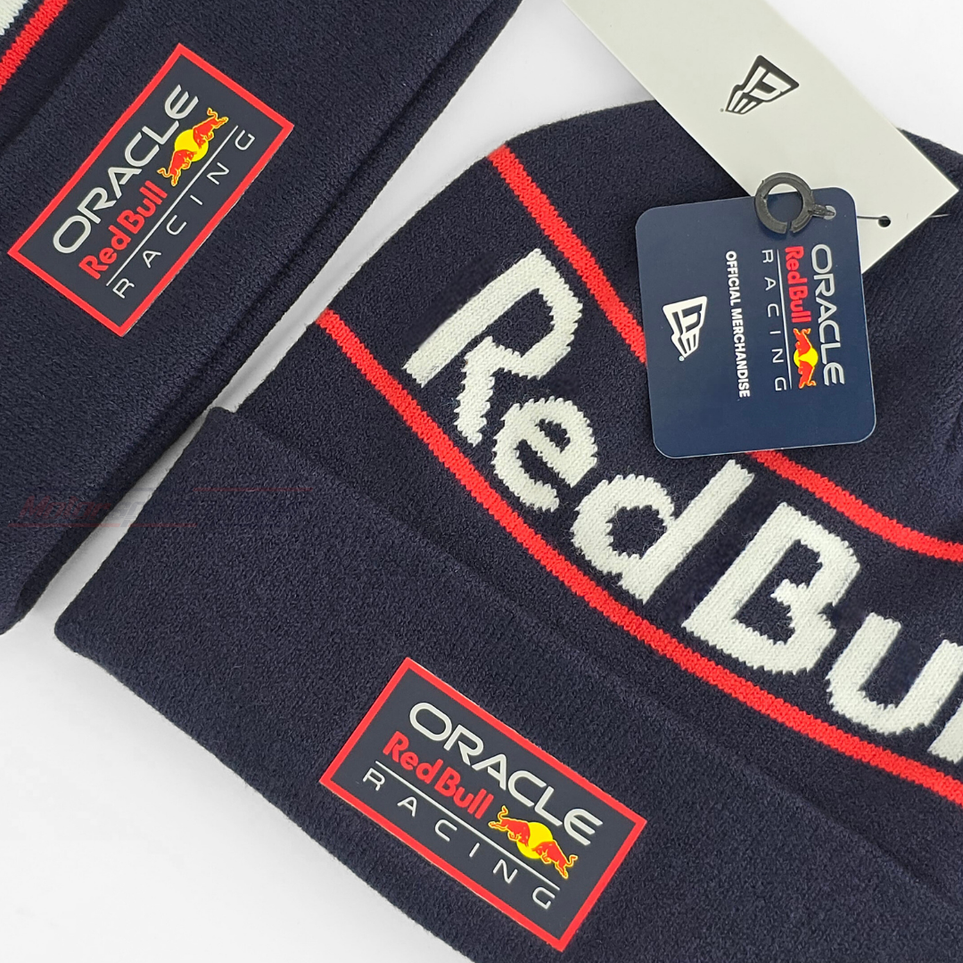 Red Bull F1 New Era Team Wordmark Cuff Beanie - Imagen 2