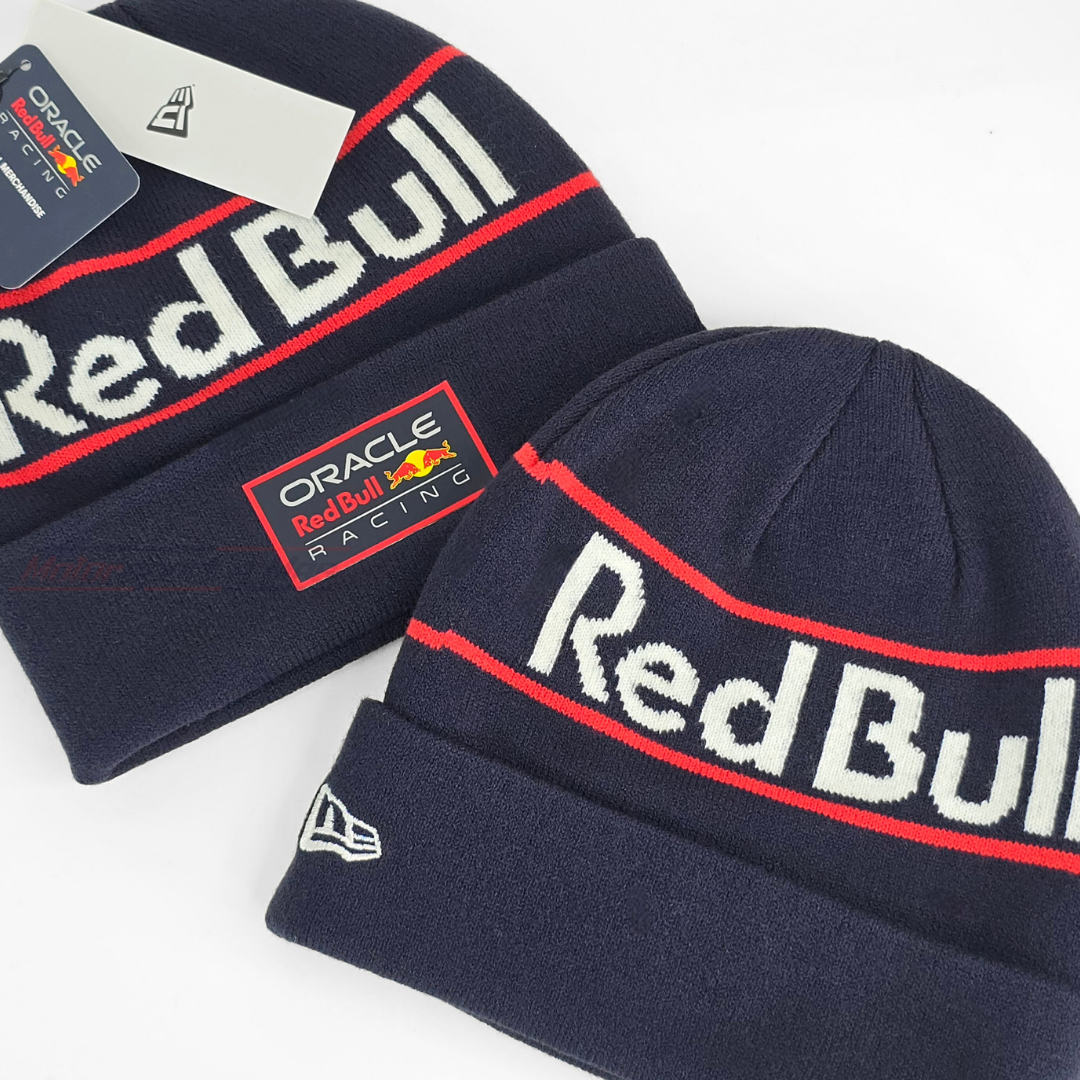 Red Bull F1 New Era Team Wordmark Cuff Beanie - Imagen 3