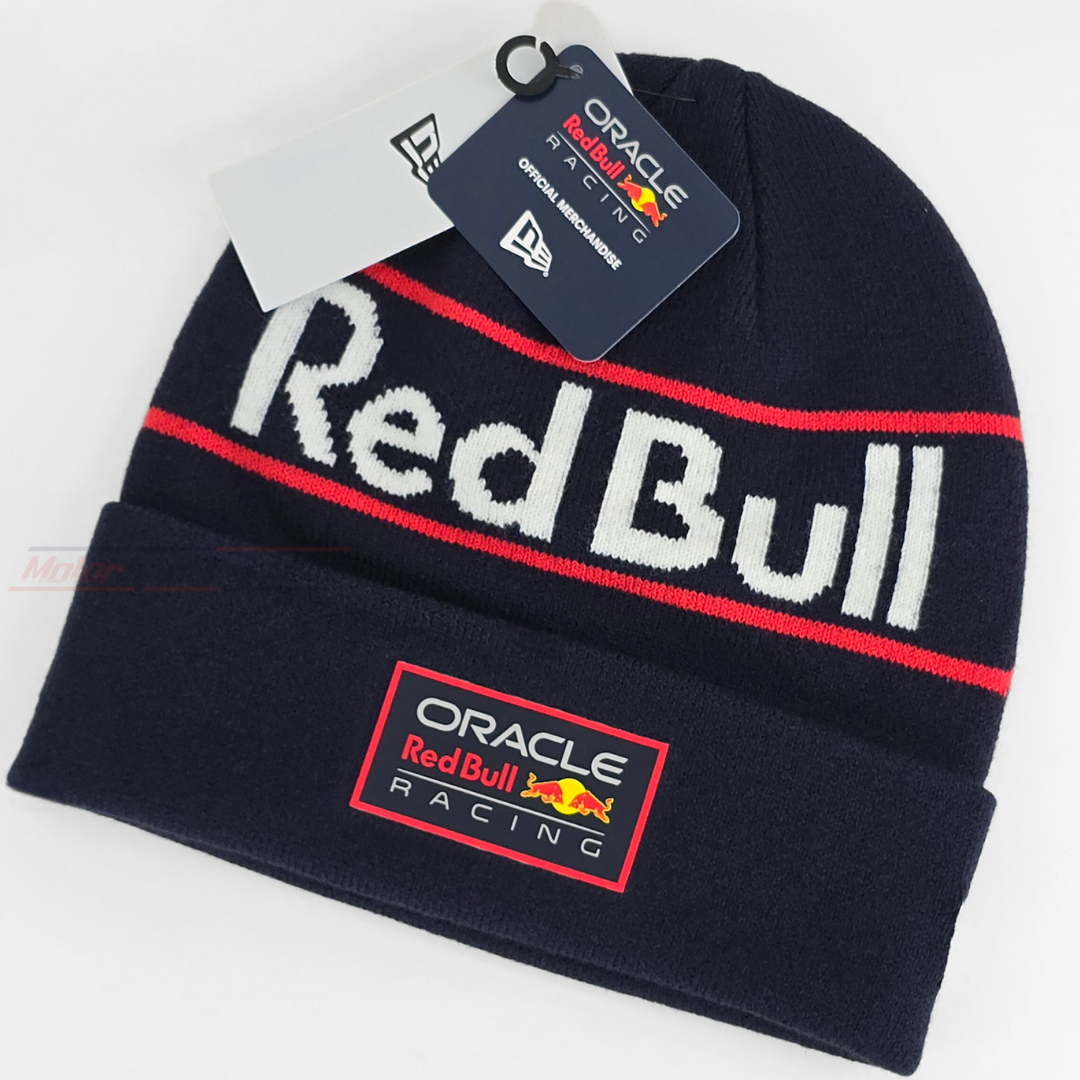 Red Bull F1 New Era Team Wordmark Cuff Beanie - Imagen 4