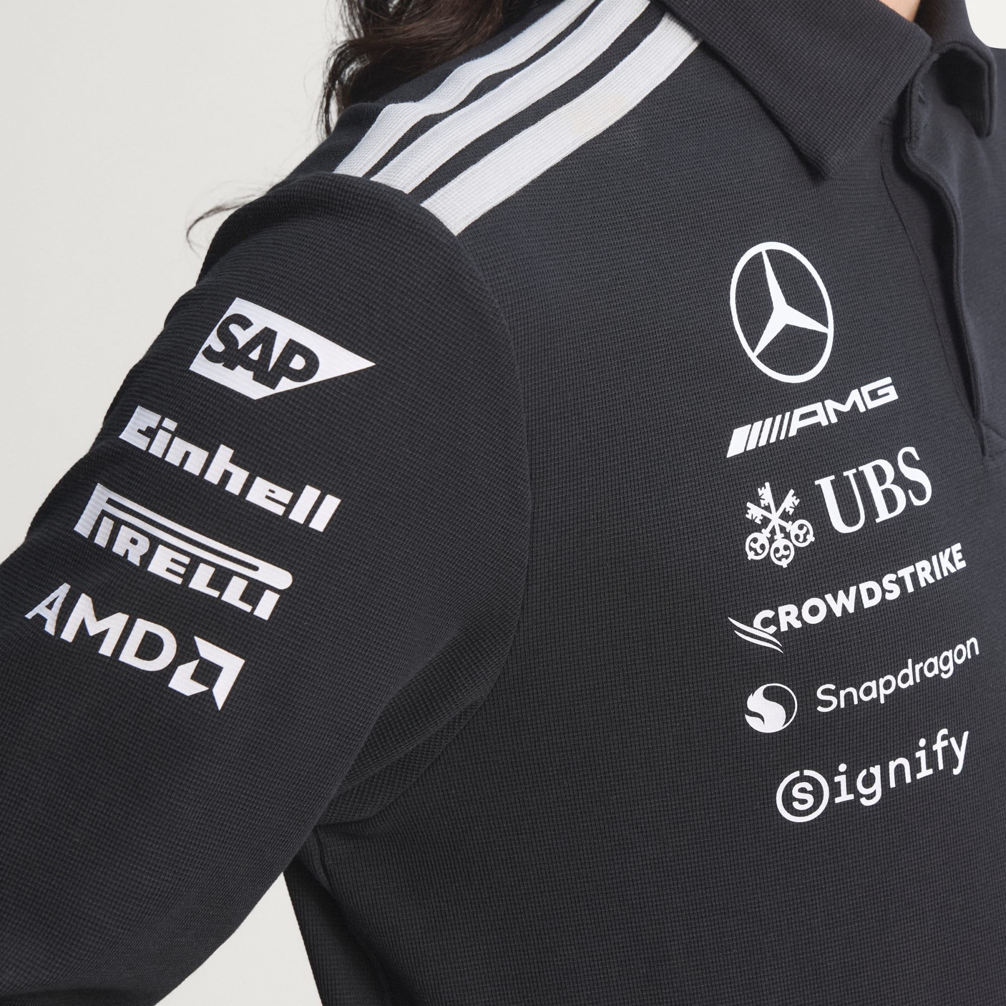 MERCEDES - AMG PETRONAS FORMULA 1 TEAM ENGINEERS POLO LONGSLEEVE -A82